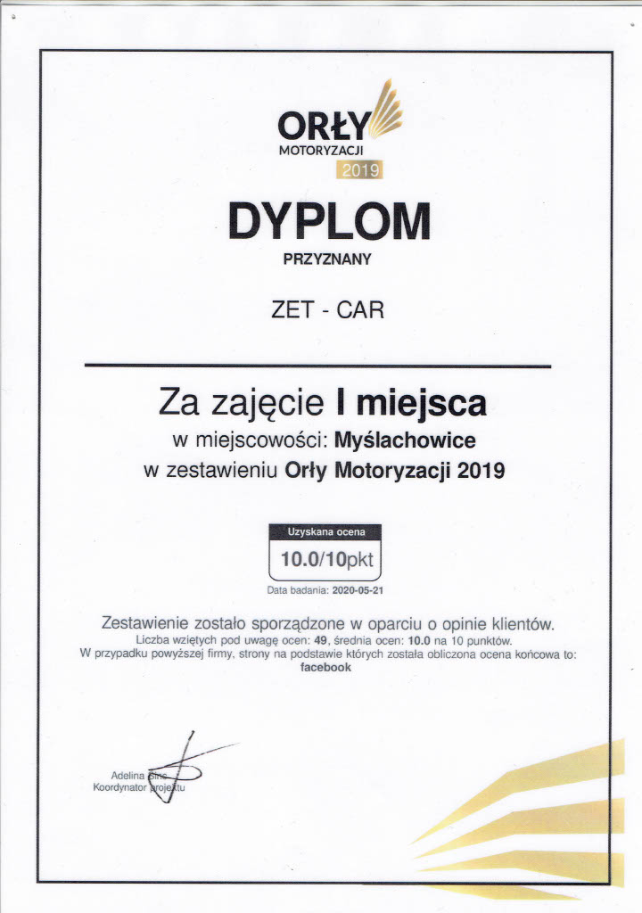 Oględziny pojazdów ZET-CAR - weryfikacja samochodów przed zakupem